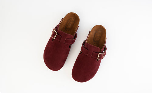Clogs-Burgundy