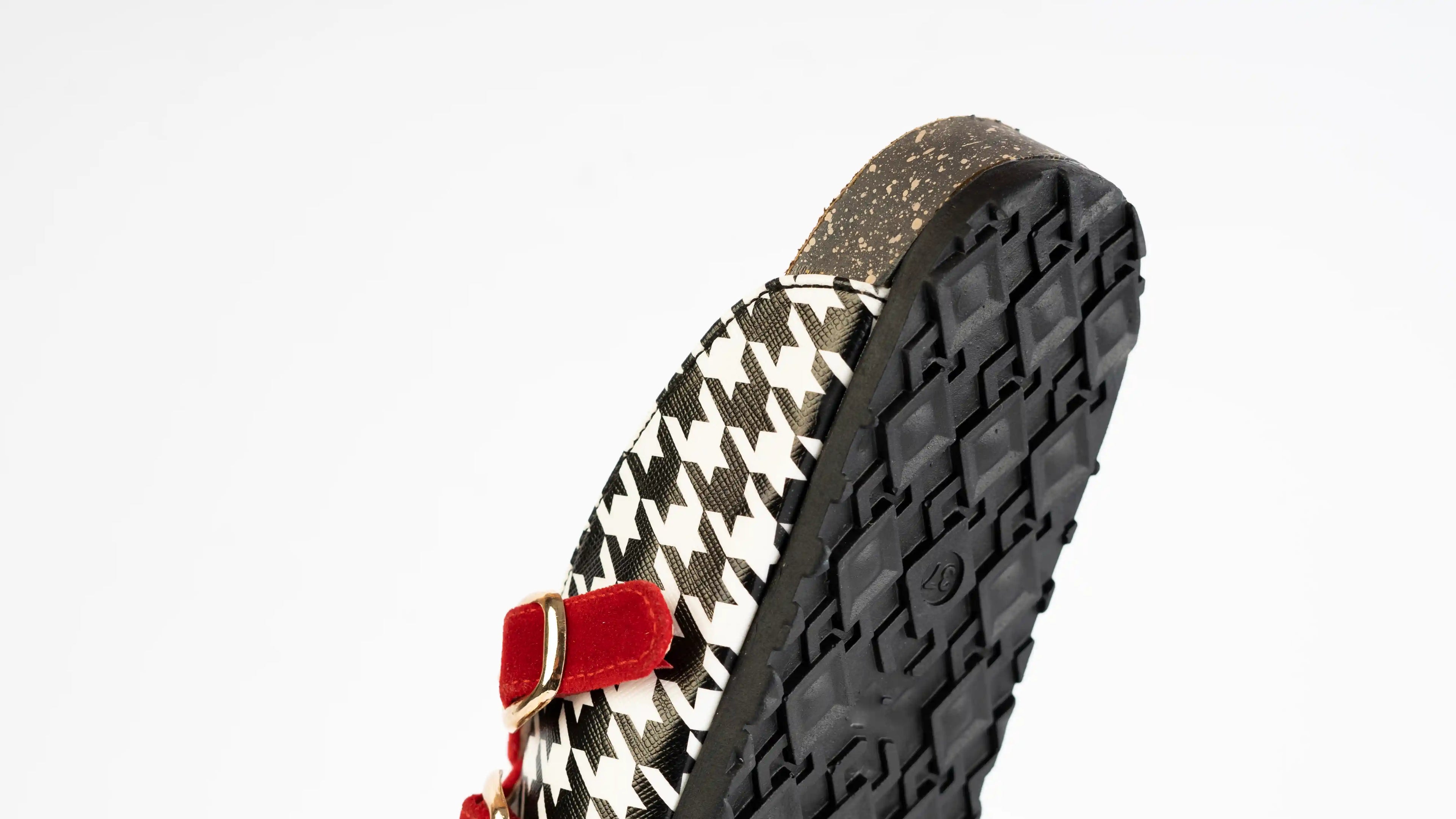 Mary slippers-Red Check