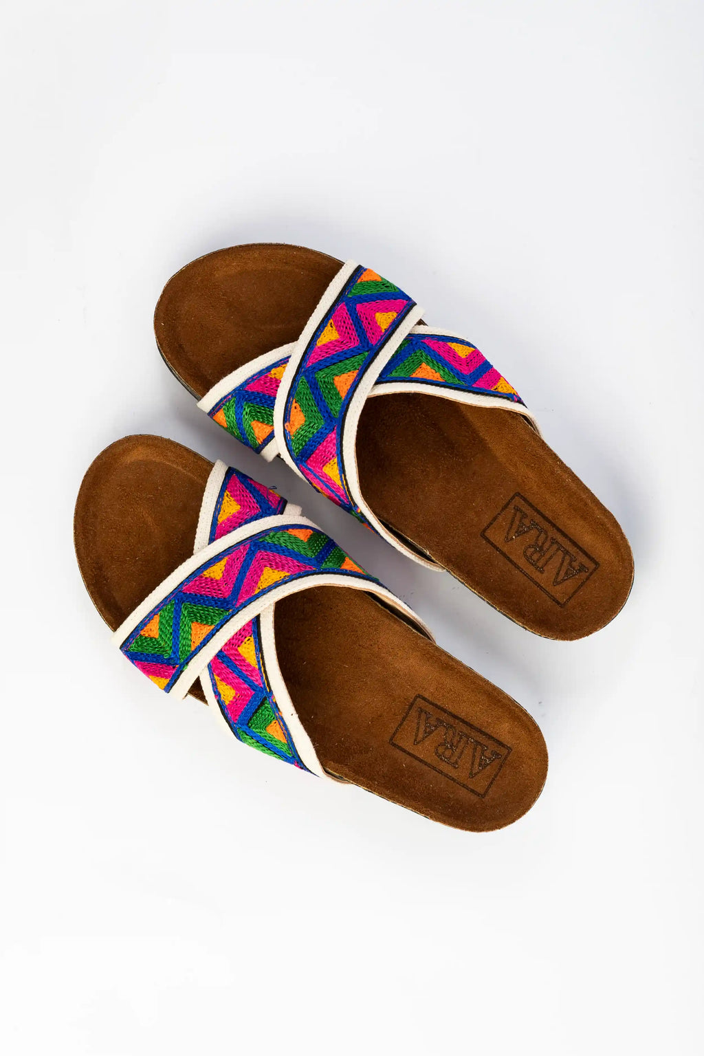 Slipper-Neon Zigzag