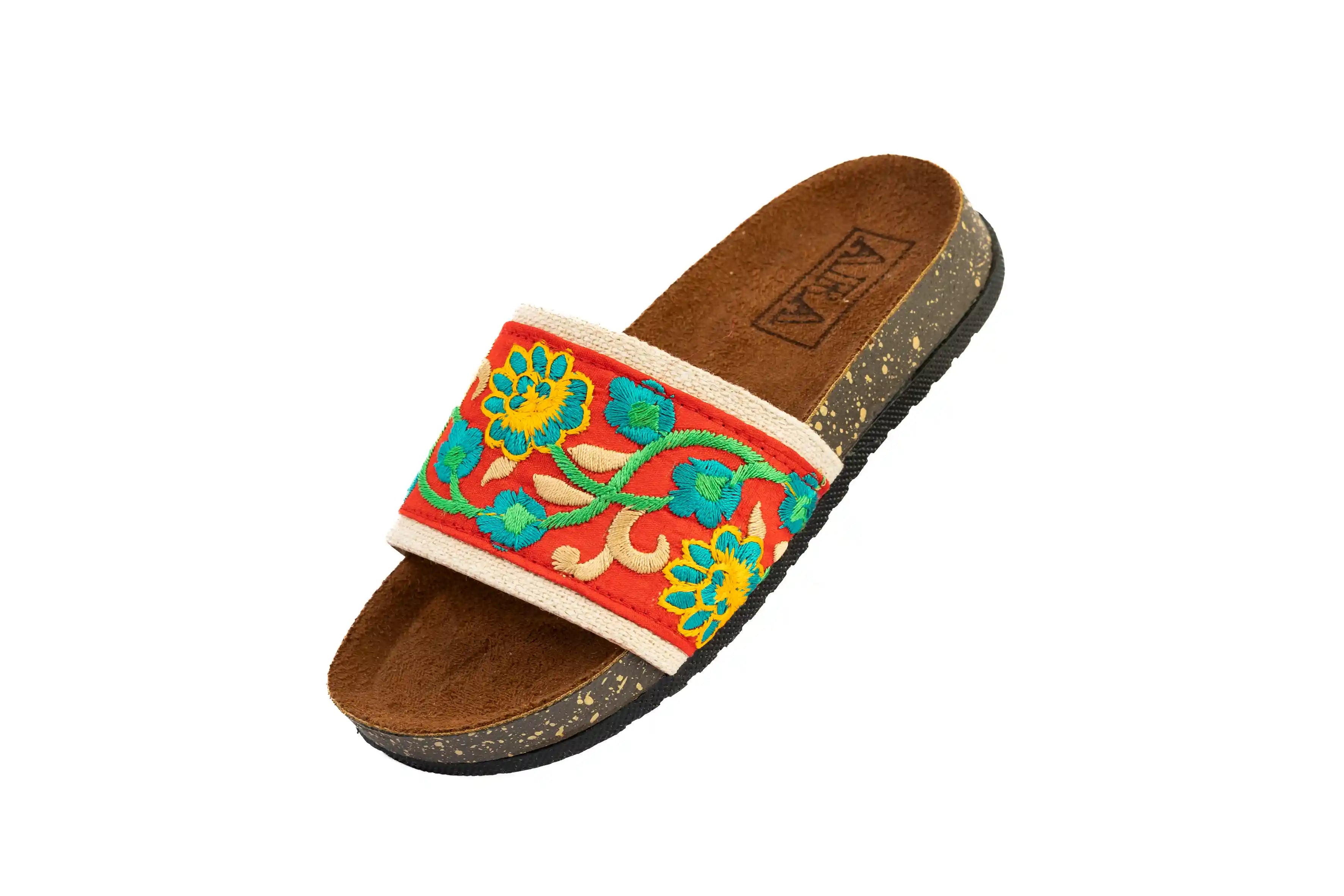 Kids Slipper-Coral Quilt