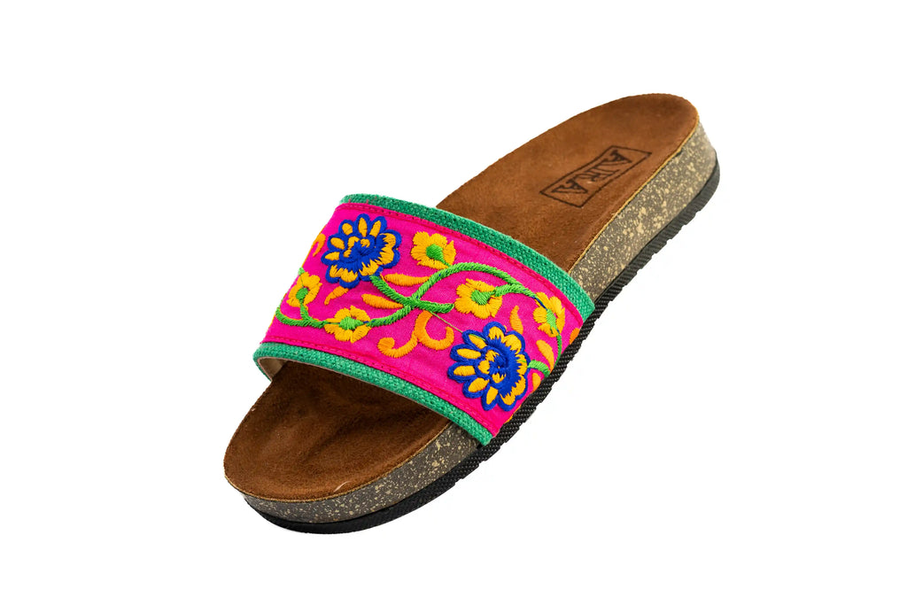 Kids Slipper-Pink Peony