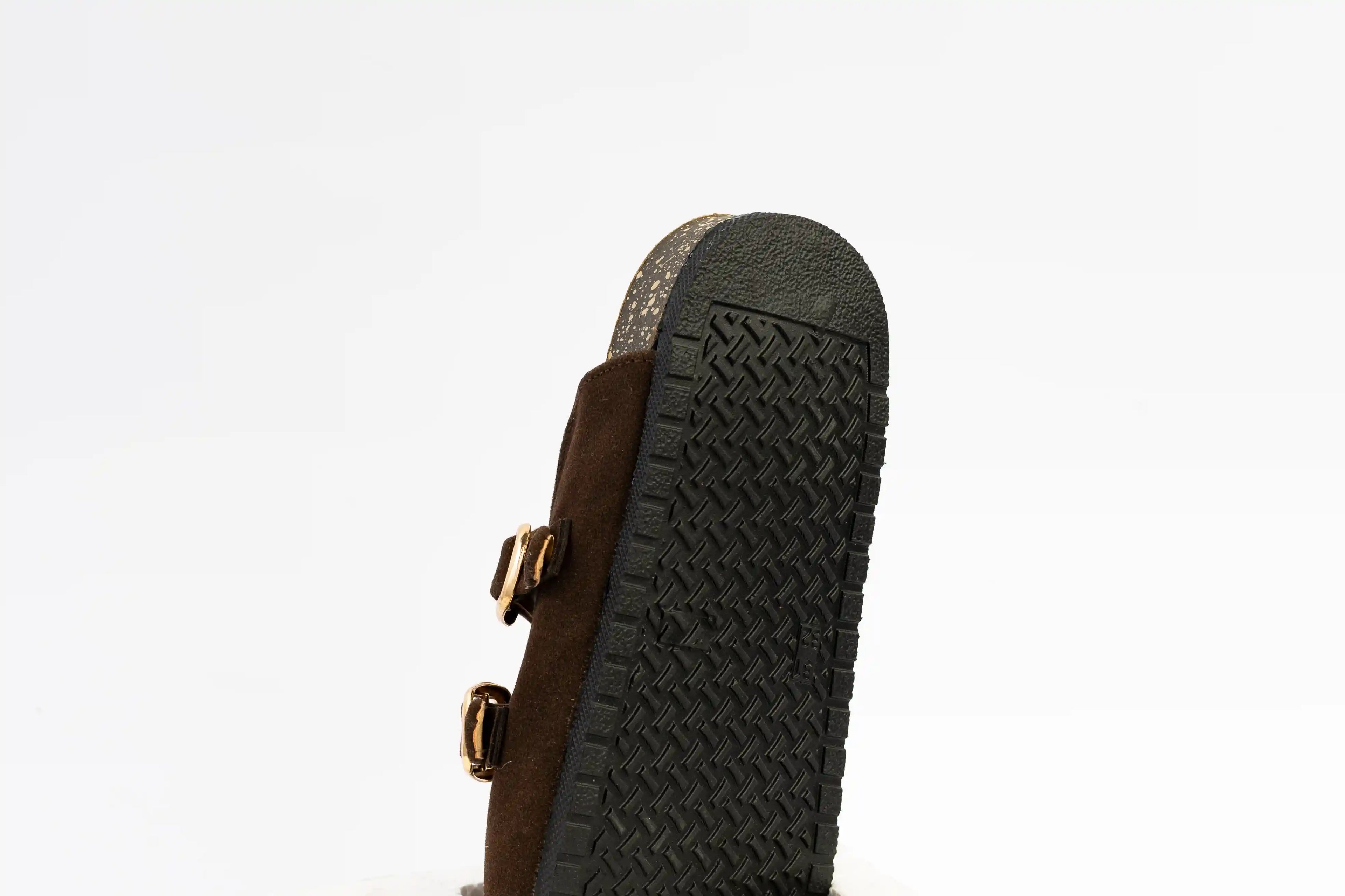 Kids Mary slipper-Basic Brown