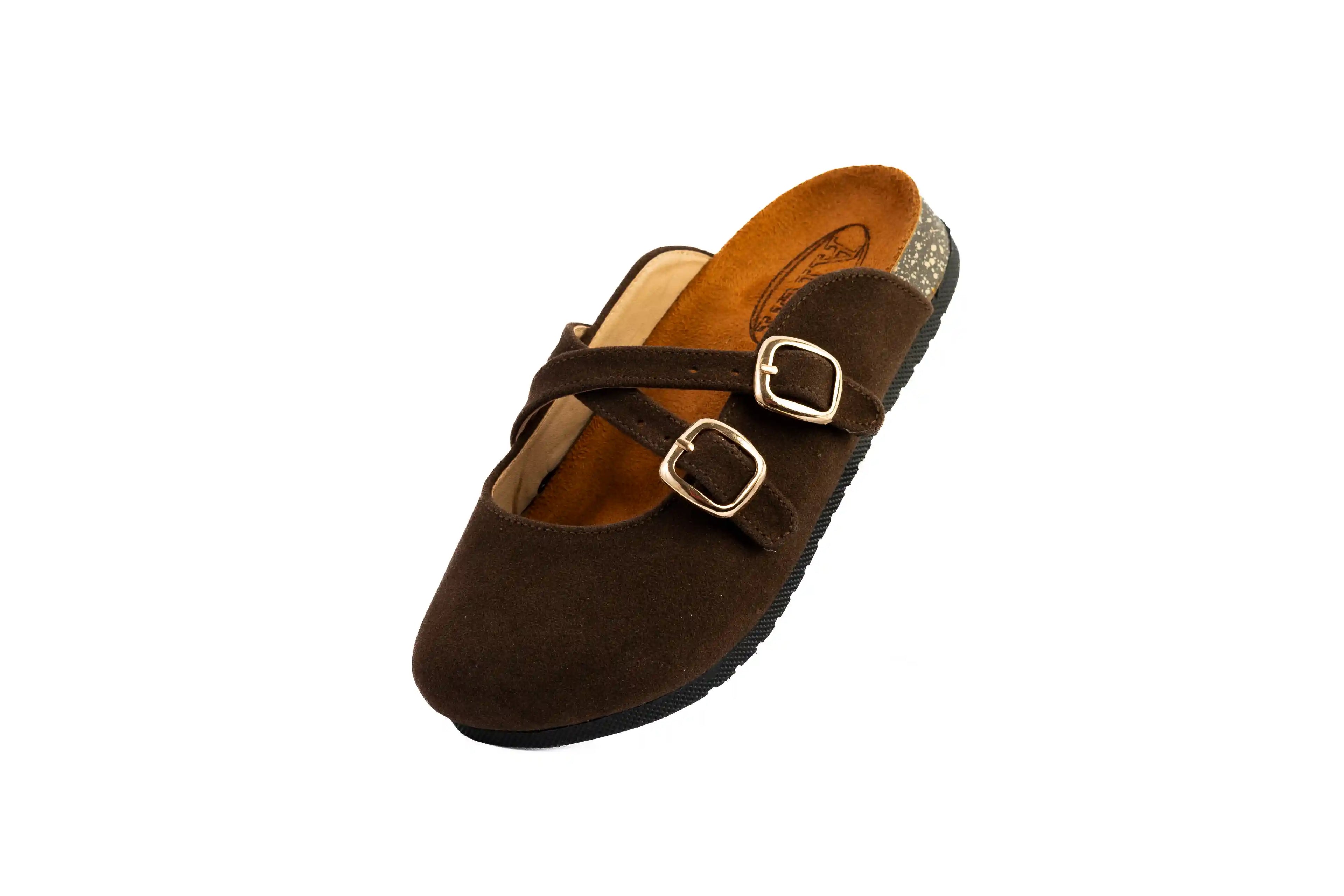 Kids Mary slipper-Basic Brown