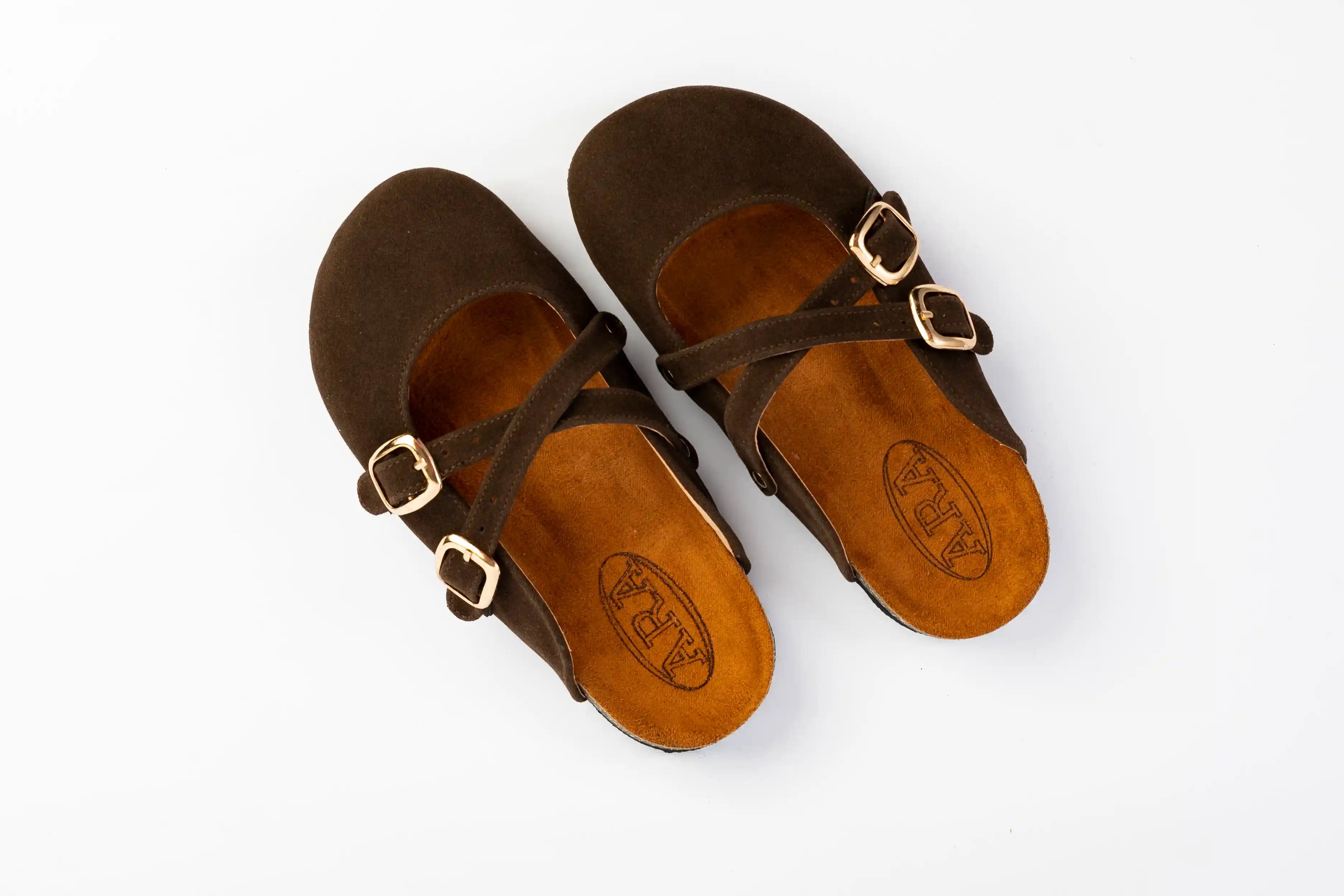 Kids Mary slipper-Basic Brown