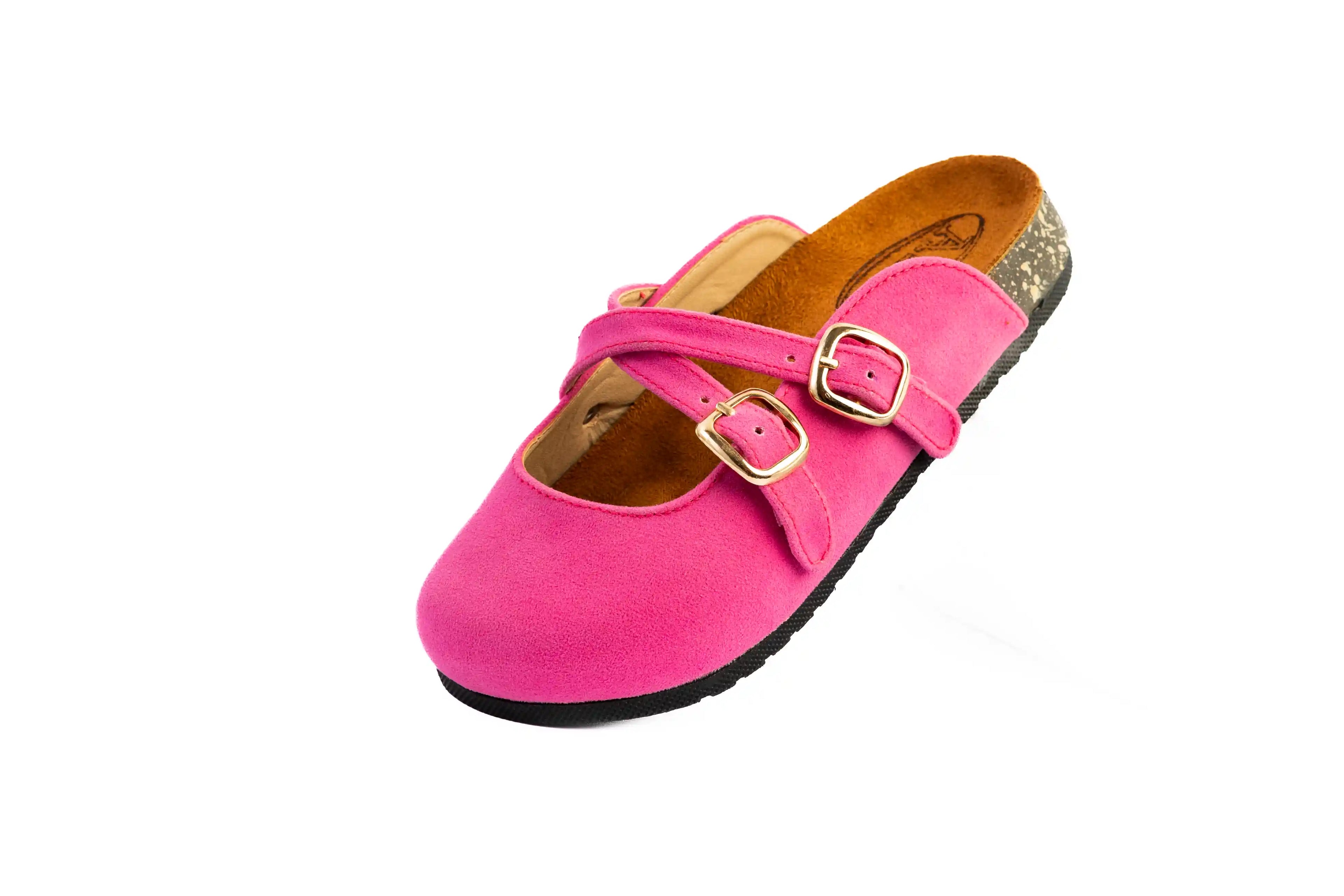 Kids Mary Slipper-Hot Pink